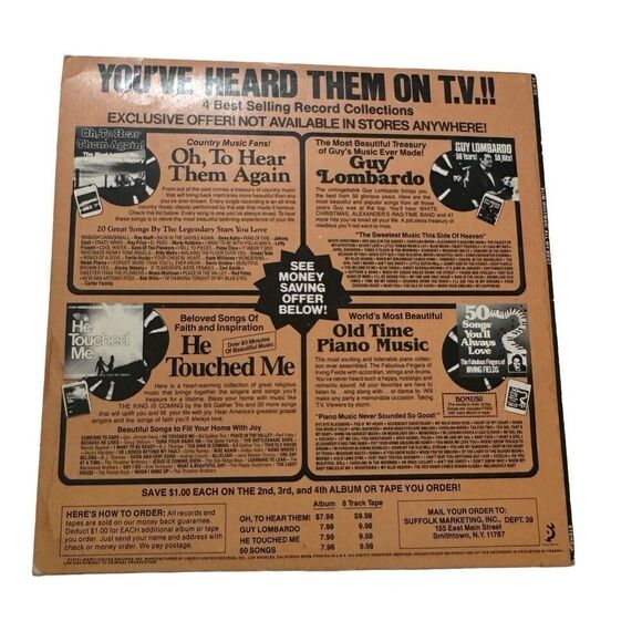 SLIM WHITMAN All My Best Original 1979 LIBERTY RECORDS 12" LP Vinyl Album - Picture 2 of 10